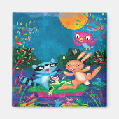 Herbstmond Magnet (Vorne)