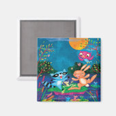 Herbstmond Magnet (Vorderseite/Rückseite)