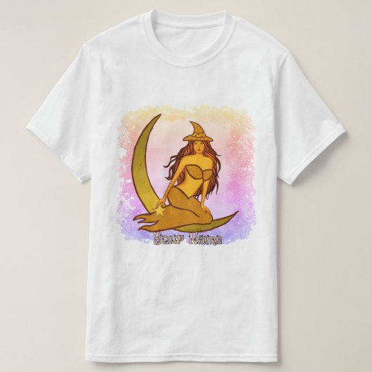 Herbstmondhexe T-Shirt (Design vorne)