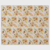 Herbstmood Acorn Geschenkpapier (Flach)