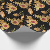 Herbstmood Acorn Geschenkpapier (Ecke)