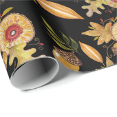 Herbstmood Acorn Geschenkpapier (Rolleneckpunkt)