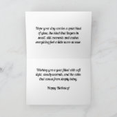 Herbstmoos in Sunshine - Custom Birthday Card Karte (Innenseite)