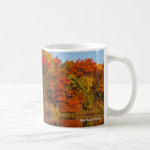 Herbstmorgen im Marthaler Park und im Teich Kaffeetasse