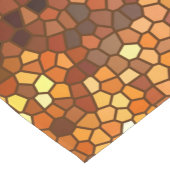 Herbstmosaik Abstrakter Kurzer Tischläufer (Ecke)