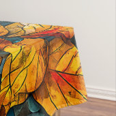 Herbstmosaikmuster Tischdecke (Beispiel)