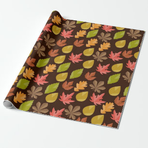 Herbstmotiv Geschenkpapier