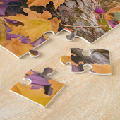 Herbstmühle mit Igel Puzzle (Seite)