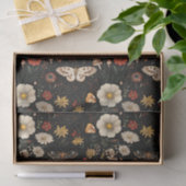 Herbstmuschel und Blume fallen Seidenpapier (Geschenk)