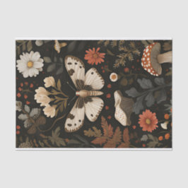 Herbstmuscheln und Blume fallen fallen Seidenpapier