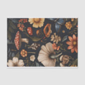 Herbstmuscheln und Blume fallen fallen Seidenpapier (Vorderseite)