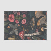 Herbstmuscheln und Blume fallen fallen Seidenpapier (Vorderseite)