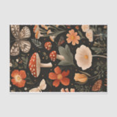 Herbstmuscheln und Blume fallen fallen Seidenpapier (Vorderseite)