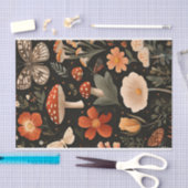 Herbstmuscheln und Blume fallen fallen Seidenpapier (Handwerk)