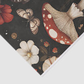 Herbstmuscheln und Blume fallen fallen Seidenpapier (Ausschnitt)