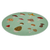Herbstmushroom Round Cutting Board Schneidebrett (Ecke)