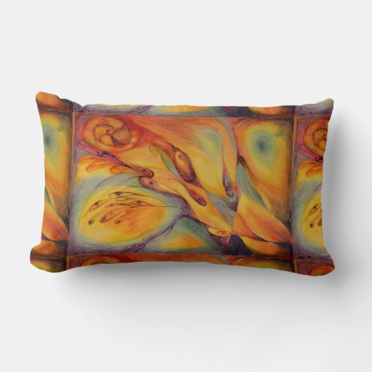 Herbstmusikkkissen Lendenkissen (Vorderseite)