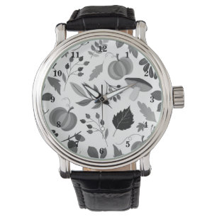 Herbstmuster Armbanduhr