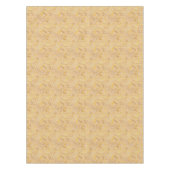 Herbstmuster aus Goldleder-Creme Tischdecke (Vorderseite)