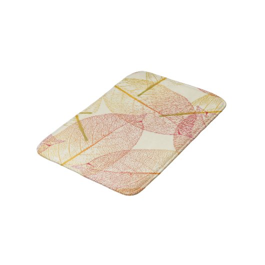 Herbstmuster Badematte (Schrägansicht)