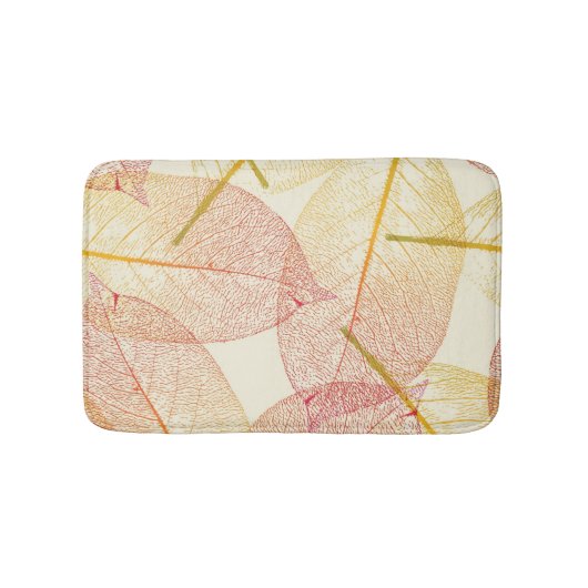 Herbstmuster Badematte (Vorderseite)