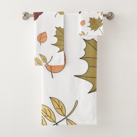 Herbstmuster Badhandtuch Set (Insitu)