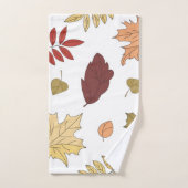 Herbstmuster Badhandtuch Set (Handtuch)