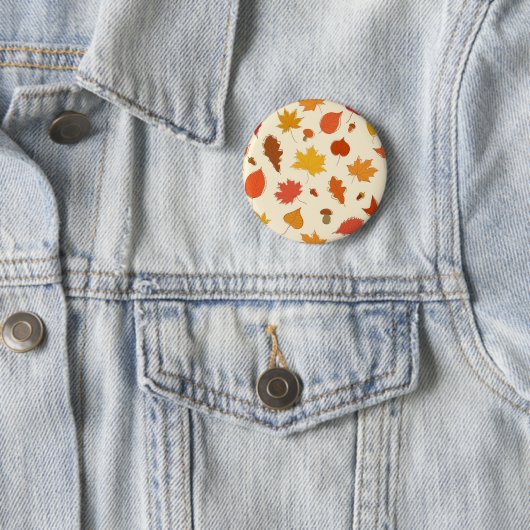 Herbstmuster Button (Beispiel)