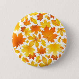 Herbstmuster Button