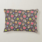 Herbstmuster Dekokissen (Rückseite)