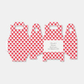 Herbstmuster der roten Liebe Geschenkschachtel (Ungefaltet)