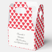 Herbstmuster der roten Liebe Geschenkschachtel (Geöffnet)