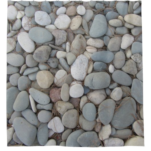 Herbstmuster der Stones Duschvorhang (Vorderseite)