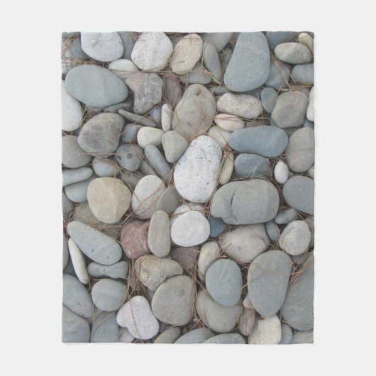 Herbstmuster der Stones Fleecedecke (Vorderseite)