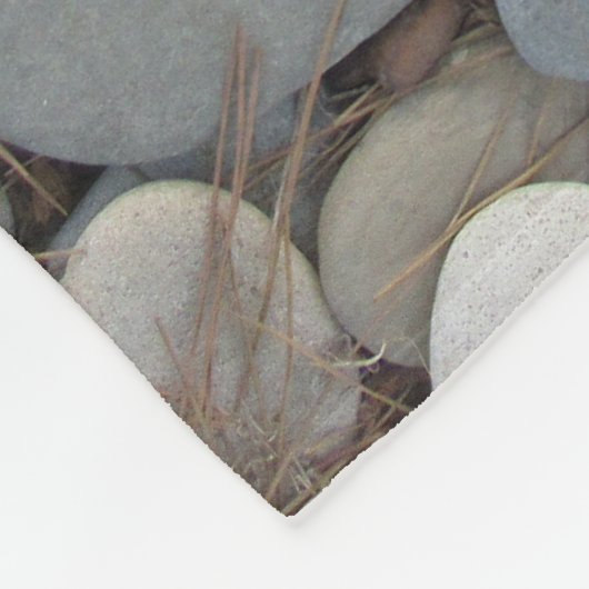 Herbstmuster der Stones Fleecedecke (Ecke)