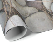 Herbstmuster der Stones Geschenkpapier (Rolleneckpunkt)