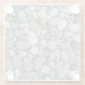 Herbstmuster der Stones Glasuntersetzer (Rückseite)