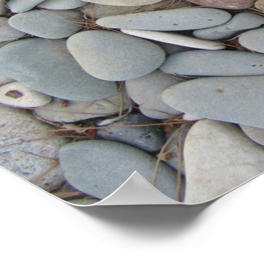 Herbstmuster der Stones Poster (Ecke)