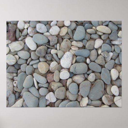 Herbstmuster der Stones Poster (Vorne)