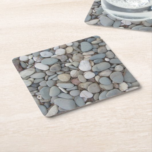 Herbstmuster der Stones Rechteckiger Pappuntersetzer (angewinkelt)