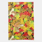 Herbstmuster der Wasserfarbe Geschirrtuch (Vertikal)