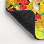 Herbstmuster der Wasserfarbe Mousepad (Ecke)