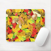Herbstmuster der Wasserfarbe Mousepad (Mit Mouse)