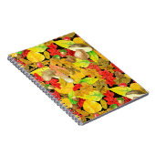 Herbstmuster der Wasserfarbe Notizblock (Rechte Seite)