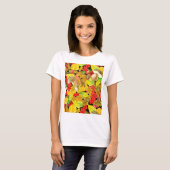 Herbstmuster der Wasserfarbe T-Shirt (Vorne ganz)
