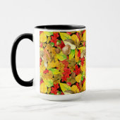Herbstmuster der Wasserfarbe Tasse (Links)
