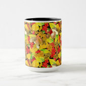 Herbstmuster der Wasserfarbe Tasse (Zentrum)