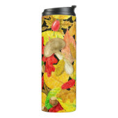 Herbstmuster der Wasserfarbe Thermosbecher (Nach links gedreht)