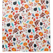 Herbstmuster Duschvorhang Fall (Vorderseite)