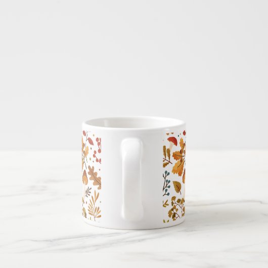 Herbstmuster Espressotasse (Rückseite)